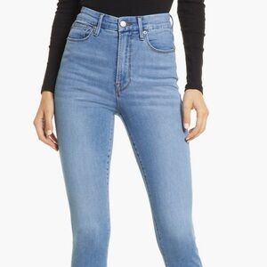Good American Good Waist
Ankle Skinny Jeans (Blue 796)